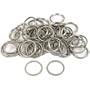 50 Steel Split Rings Key Chain Connector Parts 20mm