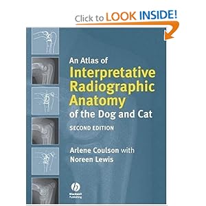 Click here to buy An Atlas of Interpretative Radiographic Anatomy of the Dog and Cat by Arlene Coulson and Noreen Lewis.