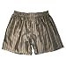  : Silk Boxers - M - Lt. Grey Stripes - Royal Silk Boxer Shorts