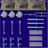 3 COMPLETE APLUSSMILE 35% TOOTH WHITENER KITS - 30ML GEL