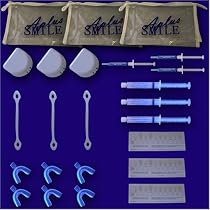 3 COMPLETE APLUSSMILE 35% TOOTH WHITENER KITS - 30ML GEL