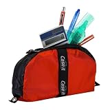 Case-it Pencil Pouch with Zipper for Binders, Red, 9 inch x 11 inch, PEN-05-RED
