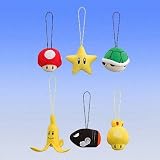 Mario Kart Wii - Set de 6 peluches mascottes