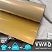 VViViD Gold Metallic Heavy-Duty Iron-on Heat Transfer Vinyl Film (12