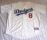 Don Mattingly Autographed White Los Angeles Dodgers Jersey W/PROOF, Picture of Don Signing For Us, Los Angeles Dodgers Manager, New York Yankees, Donny Baseball