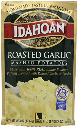Idahoan Mashed Potatoes, Roasted Garlic , 4 Oz