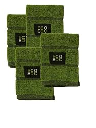 Black Overweave Dish Cloths (Bamboo Green, 4-Pack)