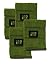 Black Overweave Dish Cloths (Bamboo Green, 4-Pack)