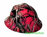 MSA V-gard Full Brim Camoflauge Muddy Girl Camo Hard Hat w/ratchet suspension