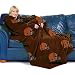 Cleveland Browns Adult Comfy Throw Blanket with Sleeves