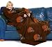 Cleveland Browns Adult Comfy Throw Blanket with Sleeves