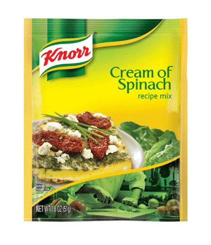 Knorr Cream of Spinach Recipe Mix, 1.8-Ounce Packages (Pack of 12)
