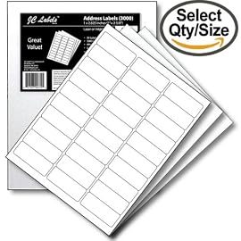 JC Labels JC5126 Address Labels, 2-5/8