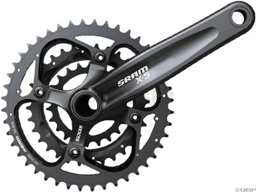 SRAM Kurbelgarnitur X.5 3.3 9-fach, schwarz, 44-32-22T, 175mm, 402000099