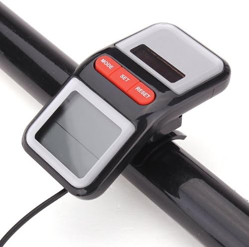 Foocc Solar Power Bicycle Odometer Bike Cycle Computer Speedometer