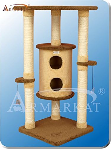 Elegant Faux Fleece Playful Cat Tree