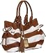Cognac Brown Oversized ''St. Croix'' Tote By Vitalio