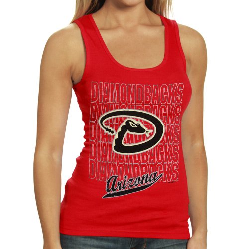 Arizona Diamondbacks Ladies Red Repeater Tank Top (Medium)