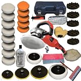 TecTake Profi Poliermaschine 0-3000 U/min stufenlos 1400 Watt + Set6 inkl. Nanopoliturvon "TecTake"