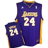 adidas Los Angeles Lakers Kobe Bryant Youth New Replica Road Jersey