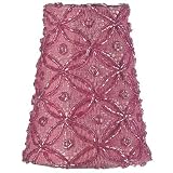 Lace Diamond Sconce Shade in Pink [Set of 2]