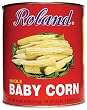 Roland Whole Baby Corn, 6.6lb Can (Pack of 3)