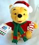 1998 Holiday Winnie the Pooh w/Candy Cane 10" Plush
