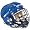 Nike Bauer 1500 Hockey Helmet with Mask - Large/White
