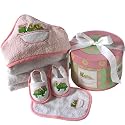 Baby Aspen Tillie the Turtle 4 Piece Box Bath Time Gift Set