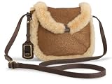 UGG® Australia Metallic Shearling Mini Crossbody Bronze Handbags