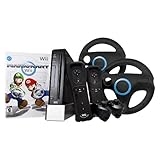 Wii Console - Black Starter Bundle with extra Wii Remote Plus, Nunchuk & Ra ....