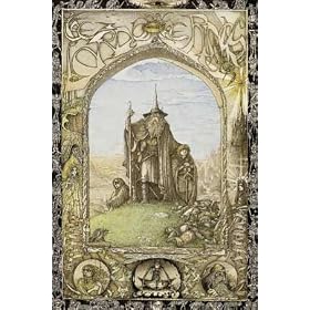 Lord of the Rings (Gandalf w/ Hobbits) Art Poster Print - 24" X 36"