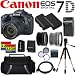 Canon EOS 7D 18 MP CMOS Digital SLR Camera with 3-inch LCD and 18-135mm f/3.5-5.6 IS UD Standard Zoom Lens + 64GB Advanced Accessory Kit