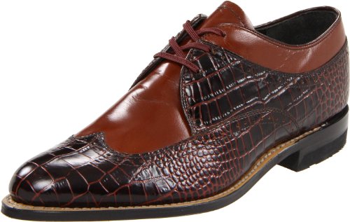 Stacy Adams Mens Dayton Oxford,Brown/Cognac,11 D US
