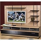 IMAGE OF Eclipse 3 Piece Entertainment Center with Support Panel in Biscotti