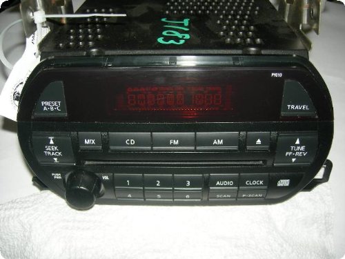 Radio : ALTIMA 02-03 receiver, AM-FM-stereo-single CD (2-DIN), standard volume control (ID PY010 or PY520)