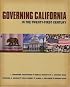 Governing California in the Twenty-First Century