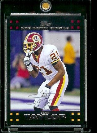 2007 Topps Football # 224 Sean Taylor - Washington Redskins - NFL Trading Cards