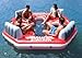 Intex Pacific Paradise Relaxation Station Water Lounge 4-Person River Tube Raft
