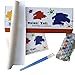 Diy oil painting, paint by number kit- worldwide famous oil painting Vase Irises by Van Gogh 16 * 20 inch.