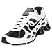 Nike Shox Turbo+ 12 Mens Running Shoes [454166-100] White/Black-Cool Grey-Metallic Cool Grey Mens Shoes 454166-100
