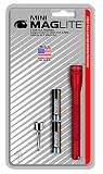 Mini Maglite Flashlight AAA Blister Pack - Red