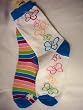 For Bare Feet Butterfly Mismatch Socks Medium