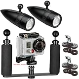 BigBlue Underwater Video Lighting System for GoPro HD Hero2, (Motorsports - Outdoor - Surf)