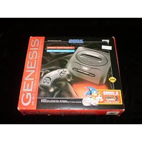 SEGA GENESIS System With SONIC THE HEDGEHOG 2
