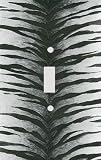 Zebra Skin Curve Print Decorative Switchplate Cover