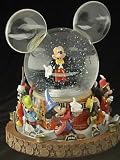 New Disney Mickey Through the Years Snowglobe Lights and Music