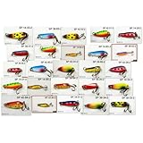 Lot of 25 1.25" to 1.50" Small Casting Fishing Spoons - Great Varieties