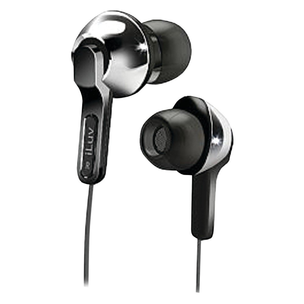 iLuv iEP322SIL City Lights In-Ear Earphones – Ultra Bass – Silver $5.95