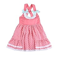 Girls Polka Dot Print Summer  Dress